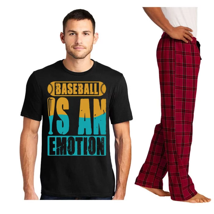 Baseball Is An Emotion Baseball Gift Pajama Set