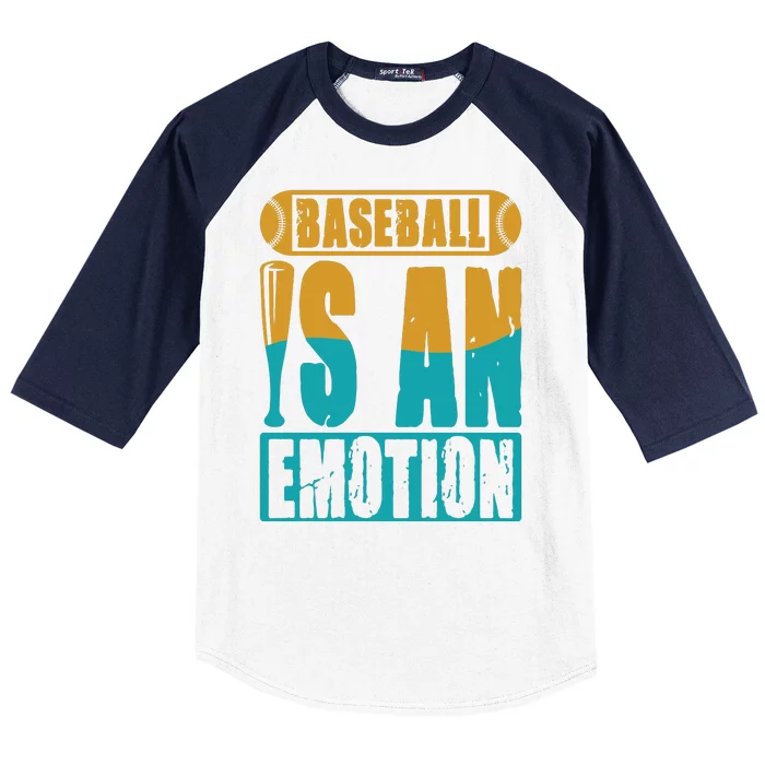 Baseball Is An Emotion Baseball Gift Baseball Sleeve Shirt