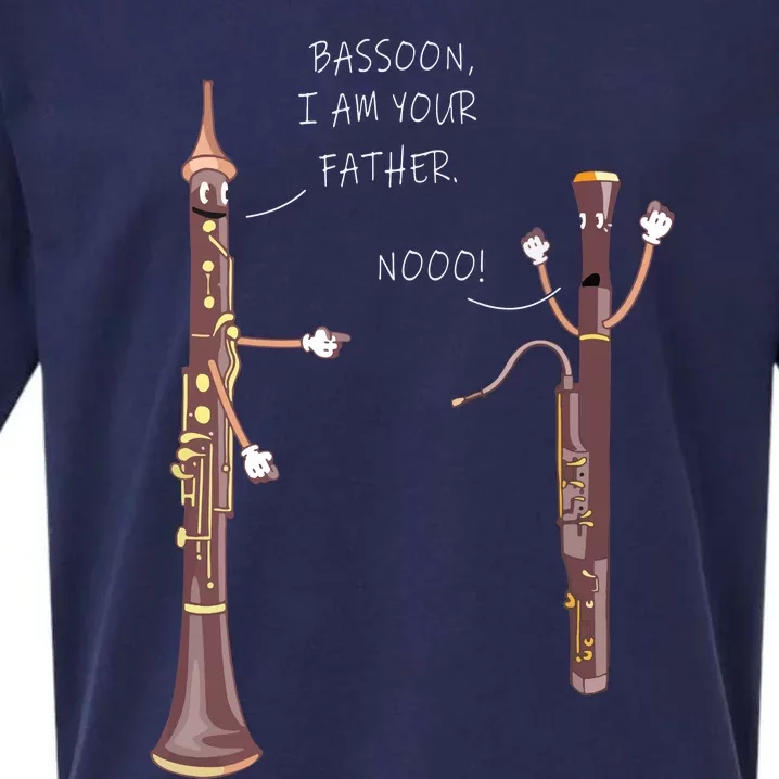 Bassoon I Am Your Father Nooo Funny Oboe Sueded Cloud Jersey T-Shirt