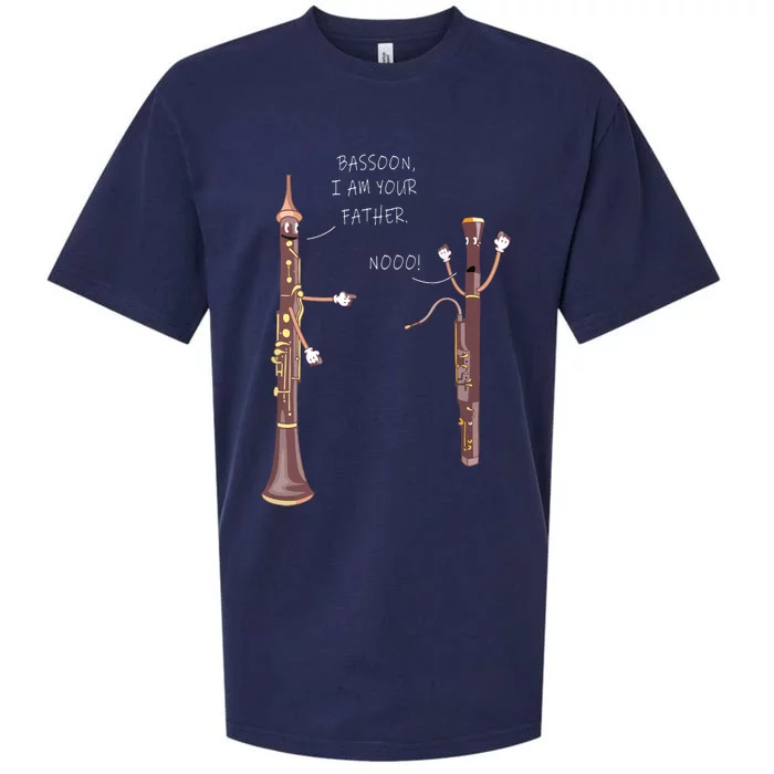 Bassoon I Am Your Father Nooo Funny Oboe Sueded Cloud Jersey T-Shirt