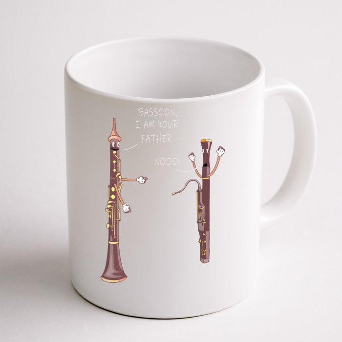 Bassoon I Am Your Father Nooo Funny Oboe Front & Back Coffee Mug