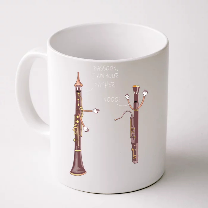 Bassoon I Am Your Father Nooo Funny Oboe Front & Back Coffee Mug