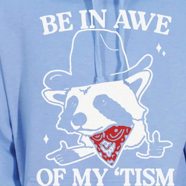 Be In Awe Of My Tism Retro Style Unisex Surf Hoodie