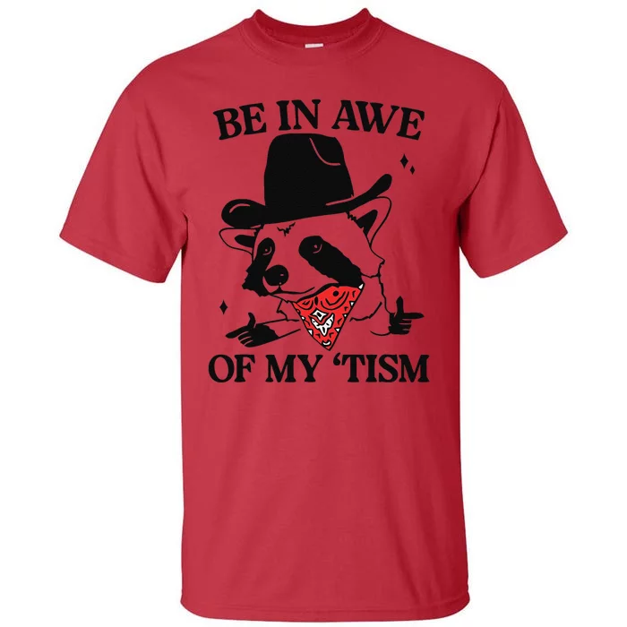 Be In Awe Of My Tism Funny Tall T-Shirt