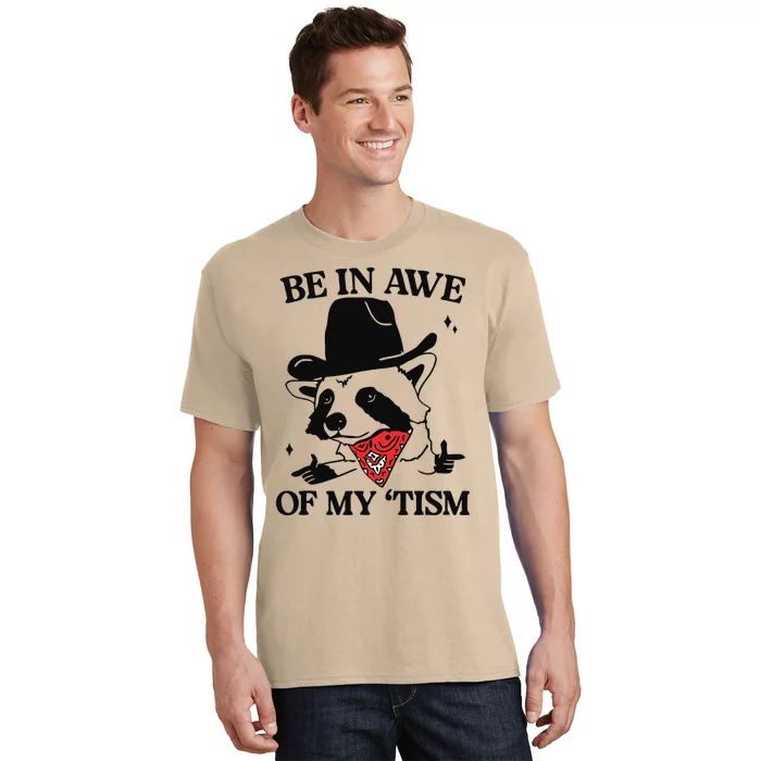 Be In Awe Of My Tism Funny T-Shirt