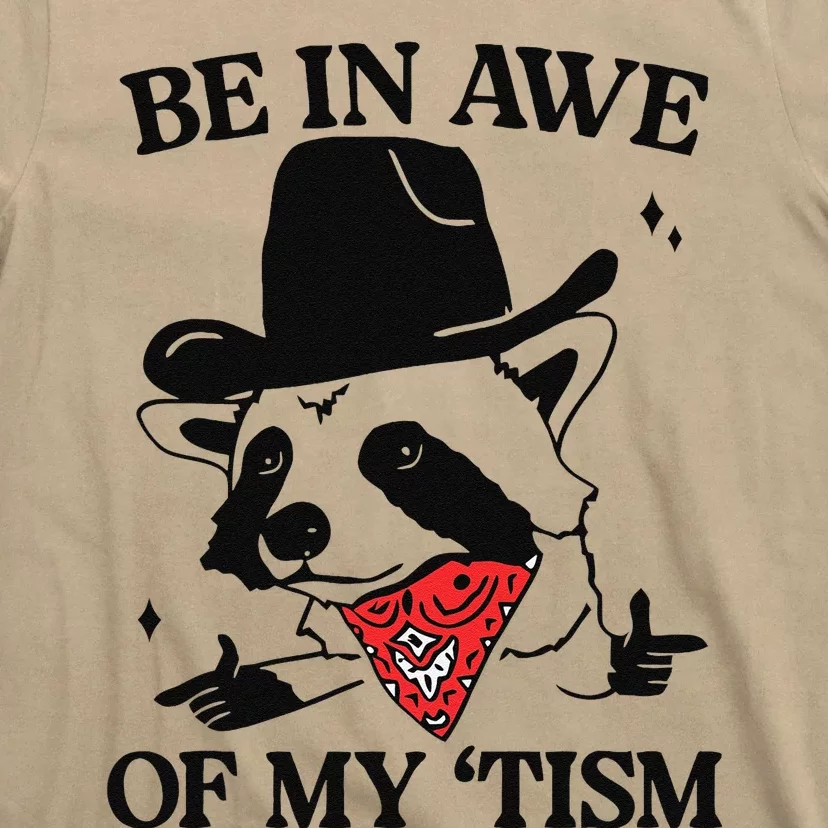 Be In Awe Of My Tism Funny T-Shirt