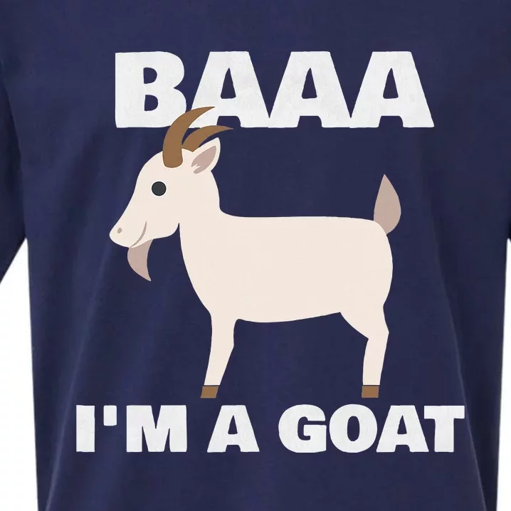 Baa IM A Goat Costume Animal Sueded Cloud Jersey T-Shirt