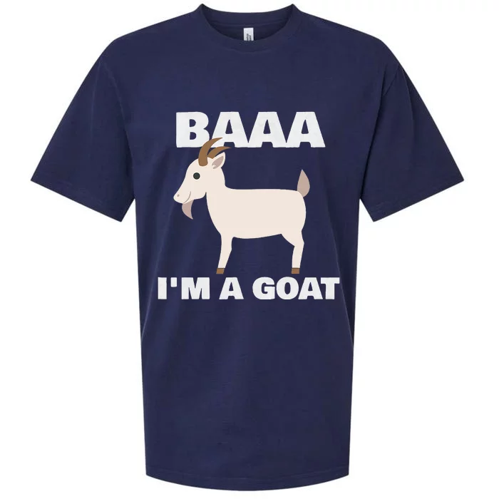 Baa IM A Goat Costume Animal Sueded Cloud Jersey T-Shirt