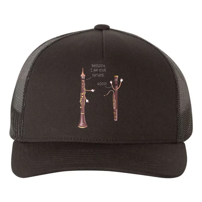 Bassoon I Am Your Father. Nooo! Funny Oboe Yupoong Adult 5-Panel Trucker Hat