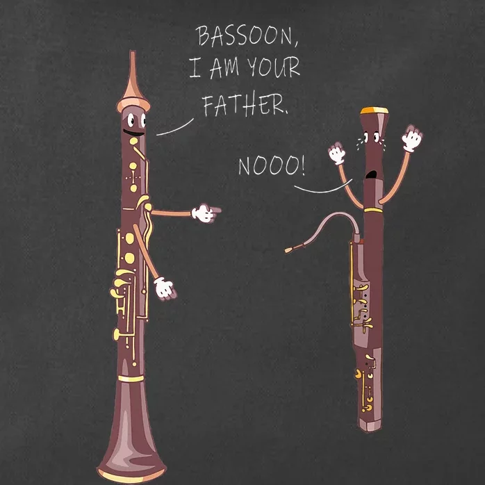 Bassoon I Am Your Father. Nooo! Funny Oboe Zip Tote Bag