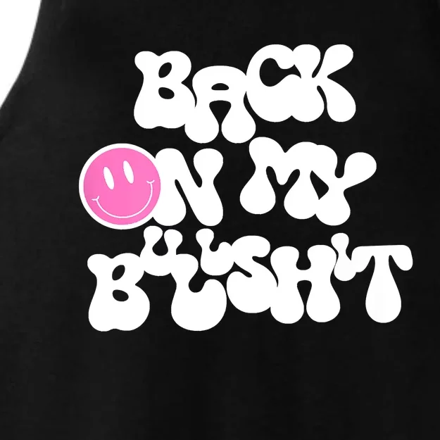 Back In Action Sarcastic Ladies Tri-Blend Wicking Tank