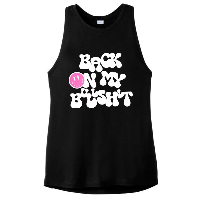 Back In Action Sarcastic Ladies Tri-Blend Wicking Tank