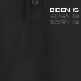 Biden Is An Idiot Funny Dry Zone Grid Performance Polo