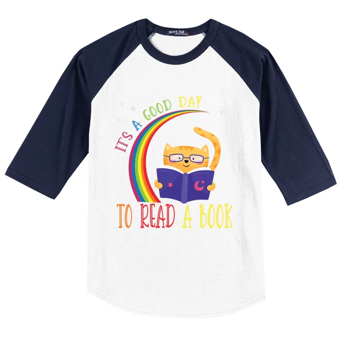 Bookworm It's A Good Day To Read A Book Lovers Gift Baseball Sleeve Shirt