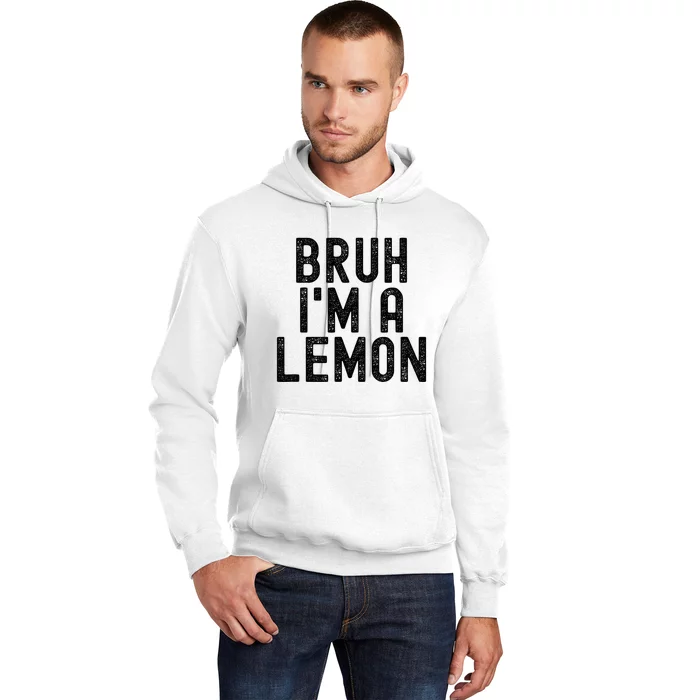 Bruh IM A Lemon Funny Halloween Costume Hoodie