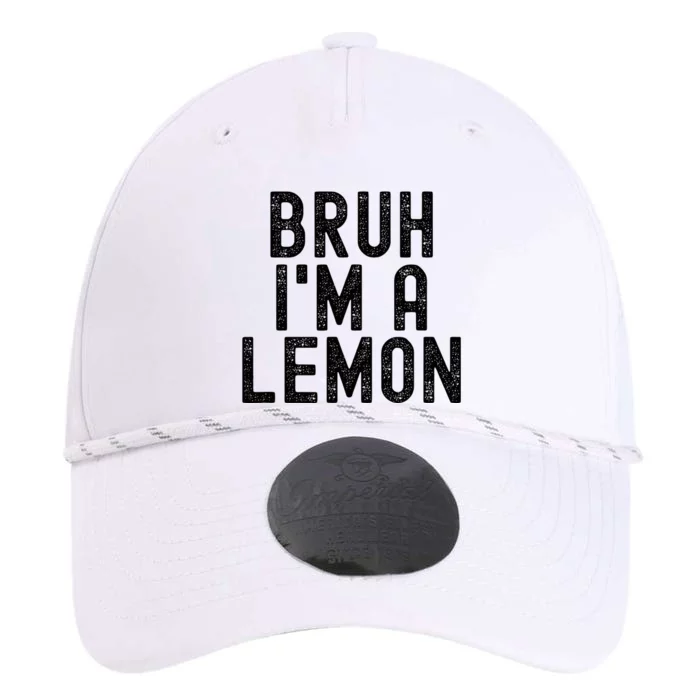 Bruh IM A Lemon Funny Halloween Costume Performance The Dyno Cap