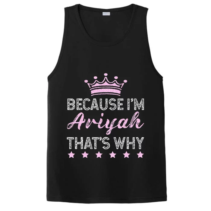 Because IM Ariyah ThatS Why Personalised Ariyah Performance Tank