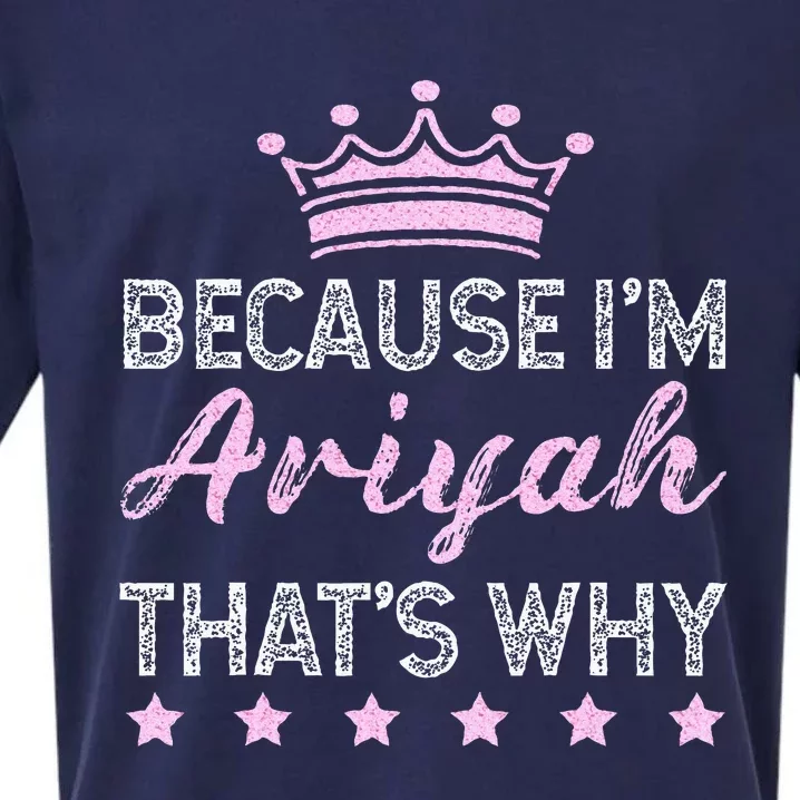 Because IM Ariyah ThatS Why Personalised Ariyah Sueded Cloud Jersey T-Shirt