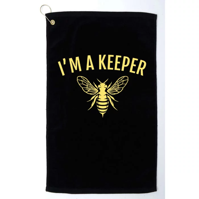 Beekeeper I'm A (Bee) Keeper Platinum Collection Golf Towel