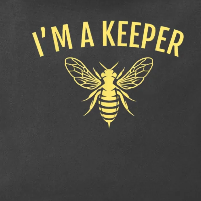 Beekeeper I'm A (Bee) Keeper Zip Tote Bag