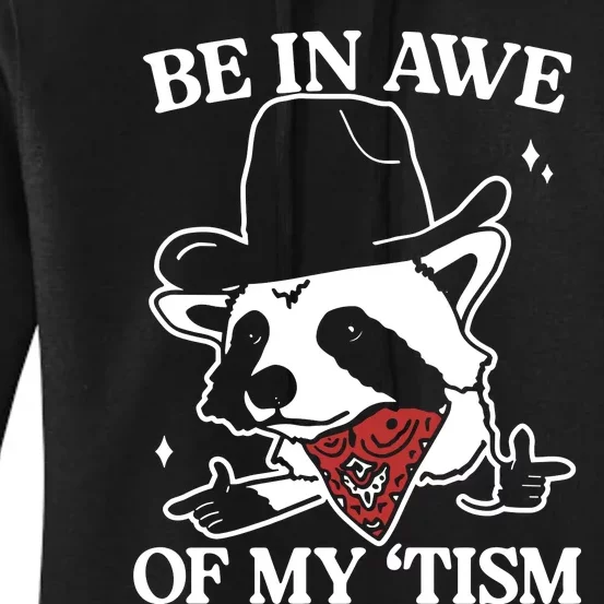 Be In Awe Of My Tism Retro Style Women's Pullover Hoodie