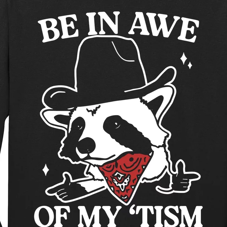 Be In Awe Of My Tism Retro Style Tall Long Sleeve T-Shirt