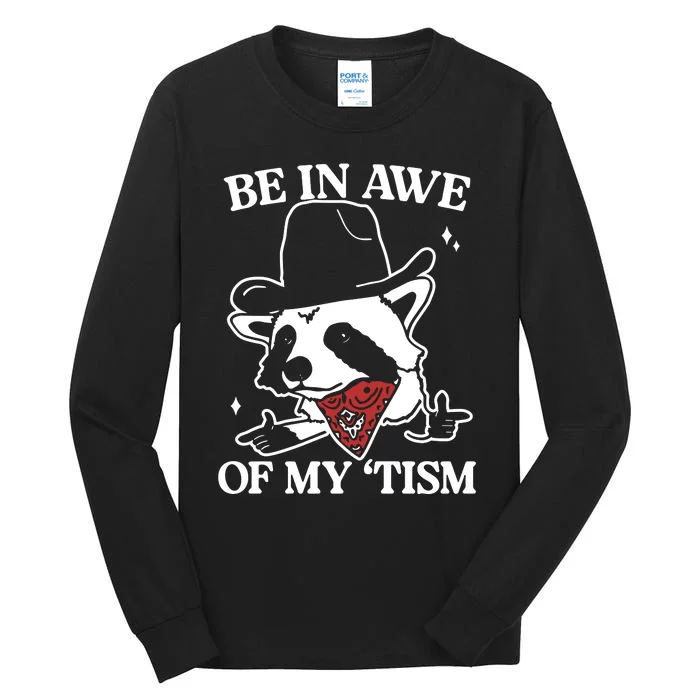 Be In Awe Of My Tism Retro Style Tall Long Sleeve T-Shirt