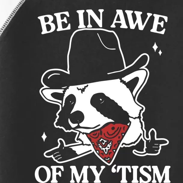 Be In Awe Of My Tism Retro Style Toddler Fine Jersey T-Shirt