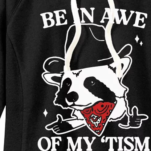 Be In Awe Of My Tism Retro Women's Fleece Hoodie