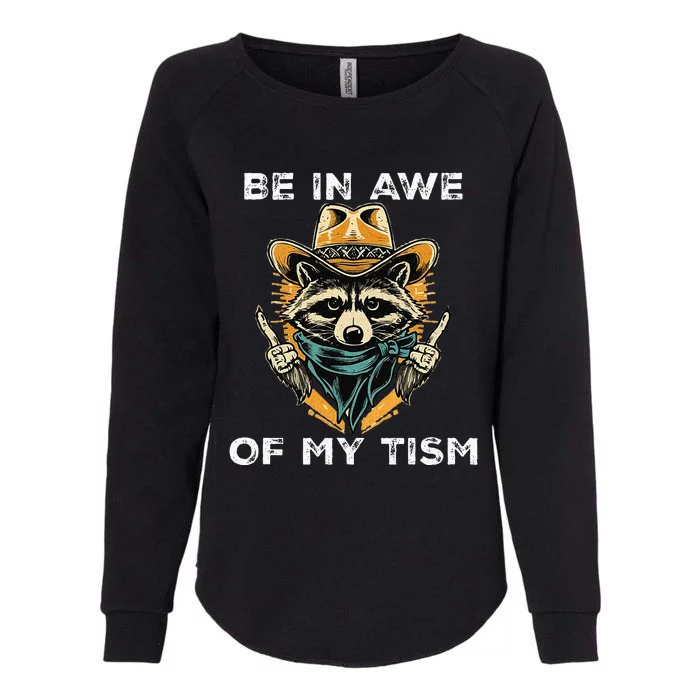 Be In Awe Of My Tism Autism Awareness Womens California Wash Sweatshirt