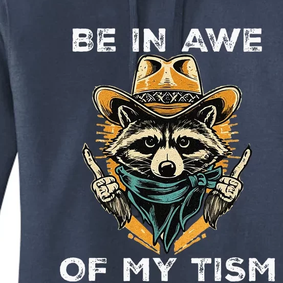 Be In Awe Of My Tism Autism Awareness Women's Pullover Hoodie