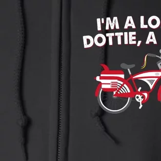 Bicycle Im A Loner Dottie A Rebel Full Zip Hoodie