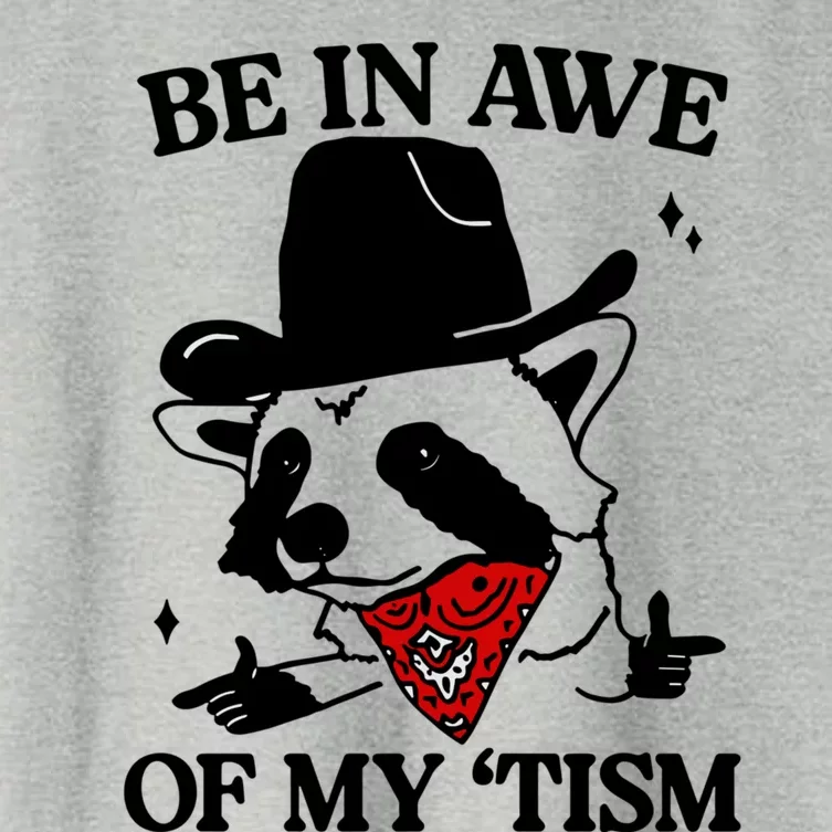 Be In Awe Of My Tism Women's Crop Top Tee