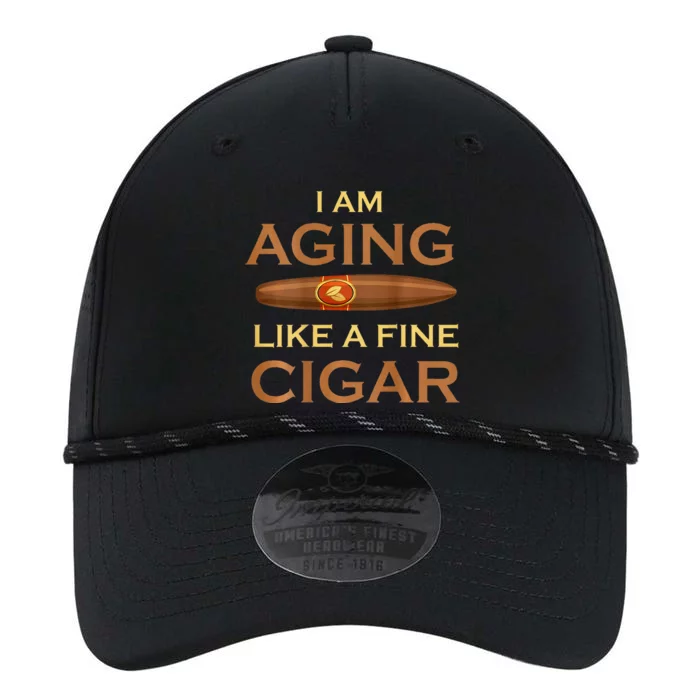 Backprint I Am Aging Like A Fine Cigar Performance The Dyno Cap