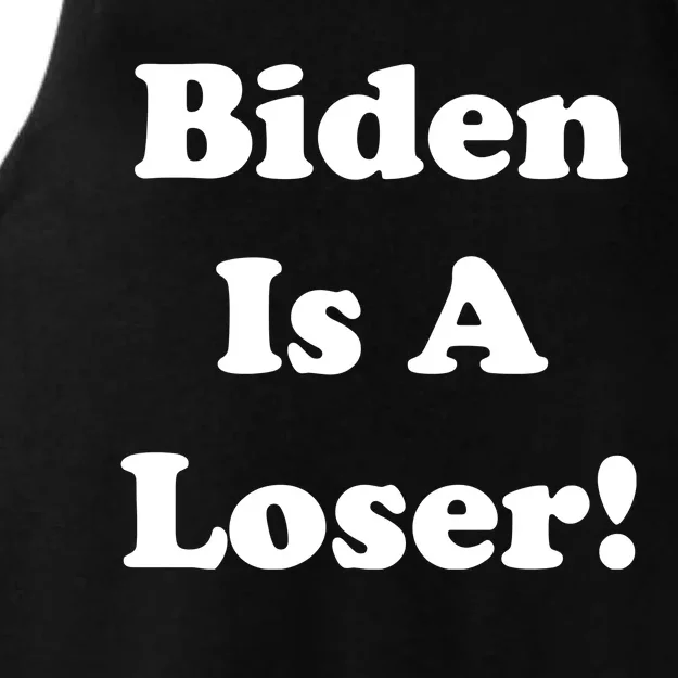 Biden Is A Loser Ladies Tri-Blend Wicking Tank