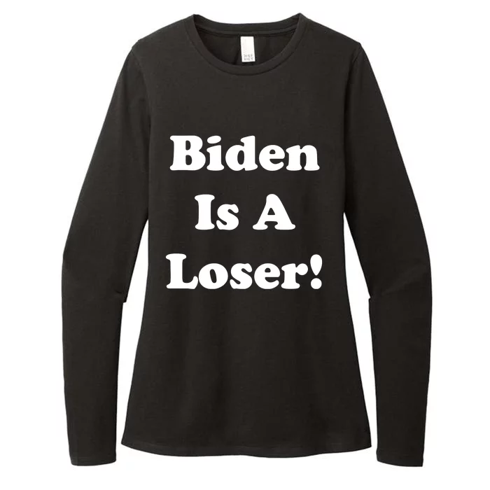 Biden Is A Loser Womens CVC Long Sleeve Shirt