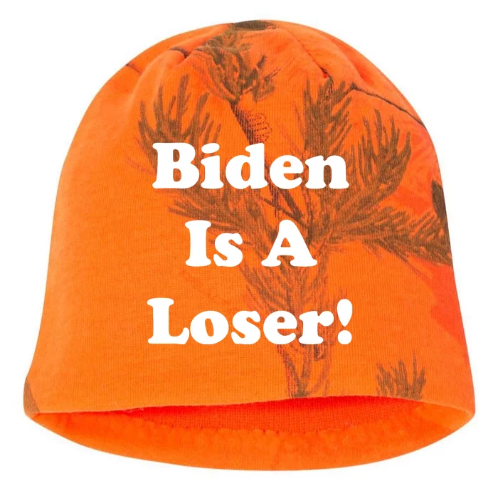 Biden Is A Loser Kati - Camo Knit Beanie