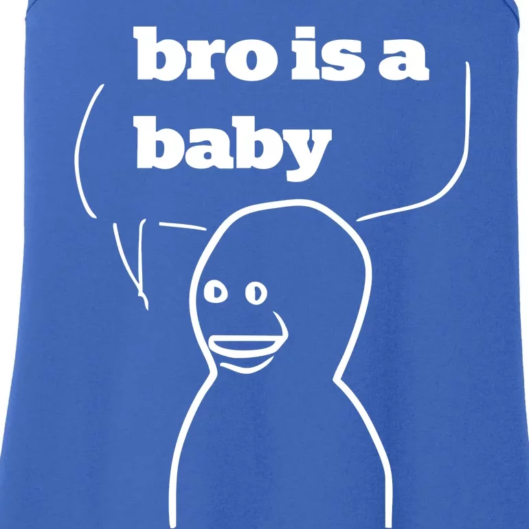 Bro Is A Baby Ladies Essential Tank