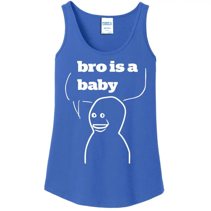 Bro Is A Baby Ladies Essential Tank