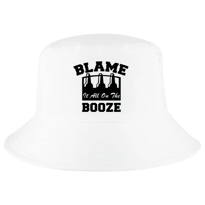 Blame It All On The Booze Cool Comfort Performance Bucket Hat