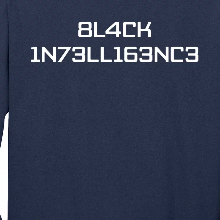 Black Intelligence Long Sleeve Shirt