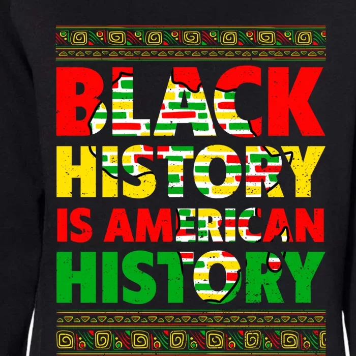 Black Is Beautiful Juneteenth Africa Map Black History Month Gift Womens California Wash Sweatshirt