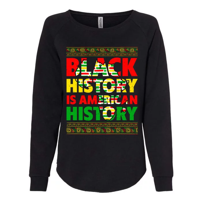 Black Is Beautiful Juneteenth Africa Map Black History Month Gift Womens California Wash Sweatshirt