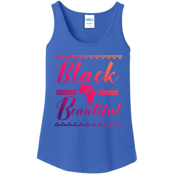 Black Is Beautiful Melanin Black Pride Great Gift Ladies Essential Tank