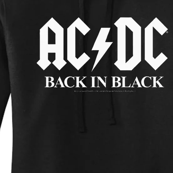 Back In Black Women's Pullover Hoodie