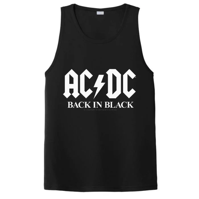 Back In Black Performance Tank