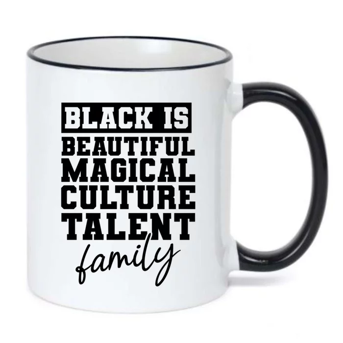 Black Is Beautiful Gift Black Color Changing Mug