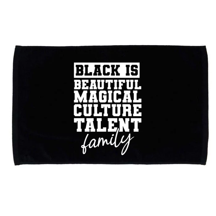 Black Is Beautiful Gift Microfiber Hand Towel