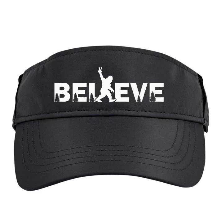 Believe in Bigfoot Sasquatch & the Yeti Conspiracy Theory Adult Drive Performance Visor