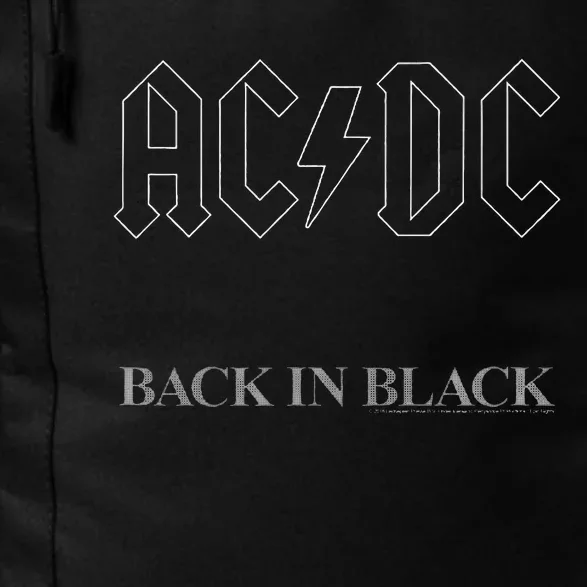 Back In Black Album Artwork Daily Commute Backpack